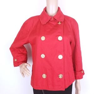 Lauren Ralph Lauren Women Button Top Jacket L